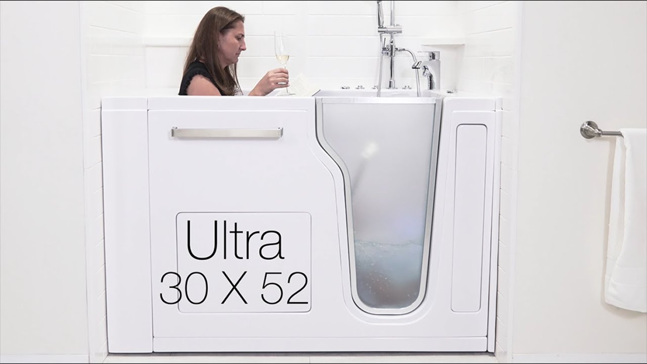 The Ultra Walk-In Tub with Door & Seat for Elderly & Handicapped | Ella's Bubbles
