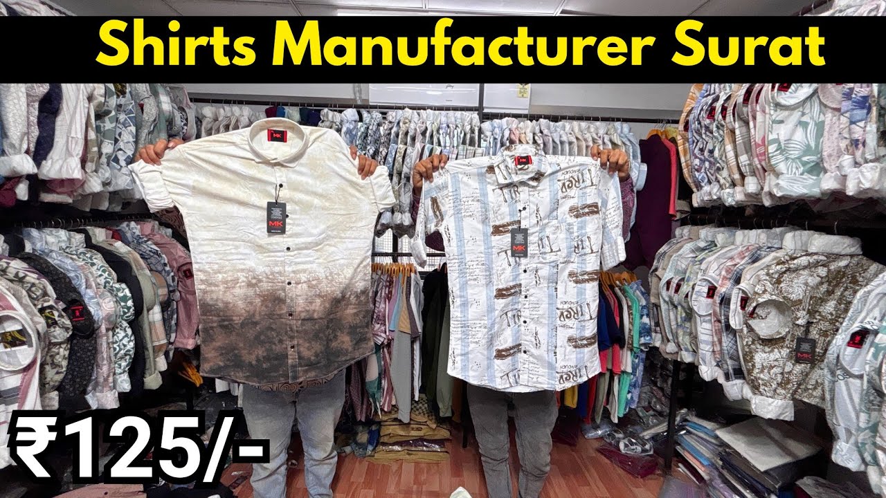 Shirts ₹125/- Shirt Manufacturer in Surat |Surat Shirt Wholesale Market |Mens Shirts Wholesale Surat