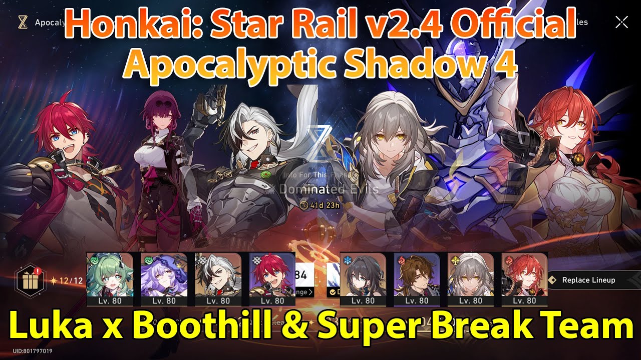 E0S0 Boothill & E0S0 Himeko Super Break Team - AS 4 - F2P - Honkai: Star Rail 2.4 Official