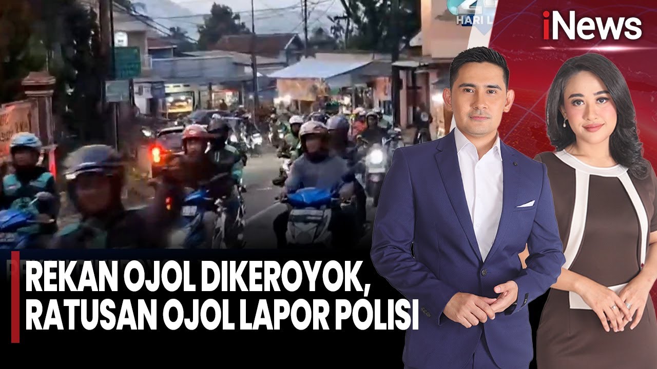 Ratusan Ojol Geruduk Kantor Polisi, Laporkan Dugaan Pengeroyokan Rekannya | iNews Sore (25/01)