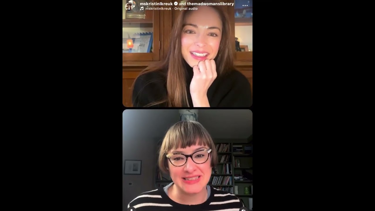 Kristin Kreuk discusses WINTERING with author Katherine May for The Madwoman’s Library December pick