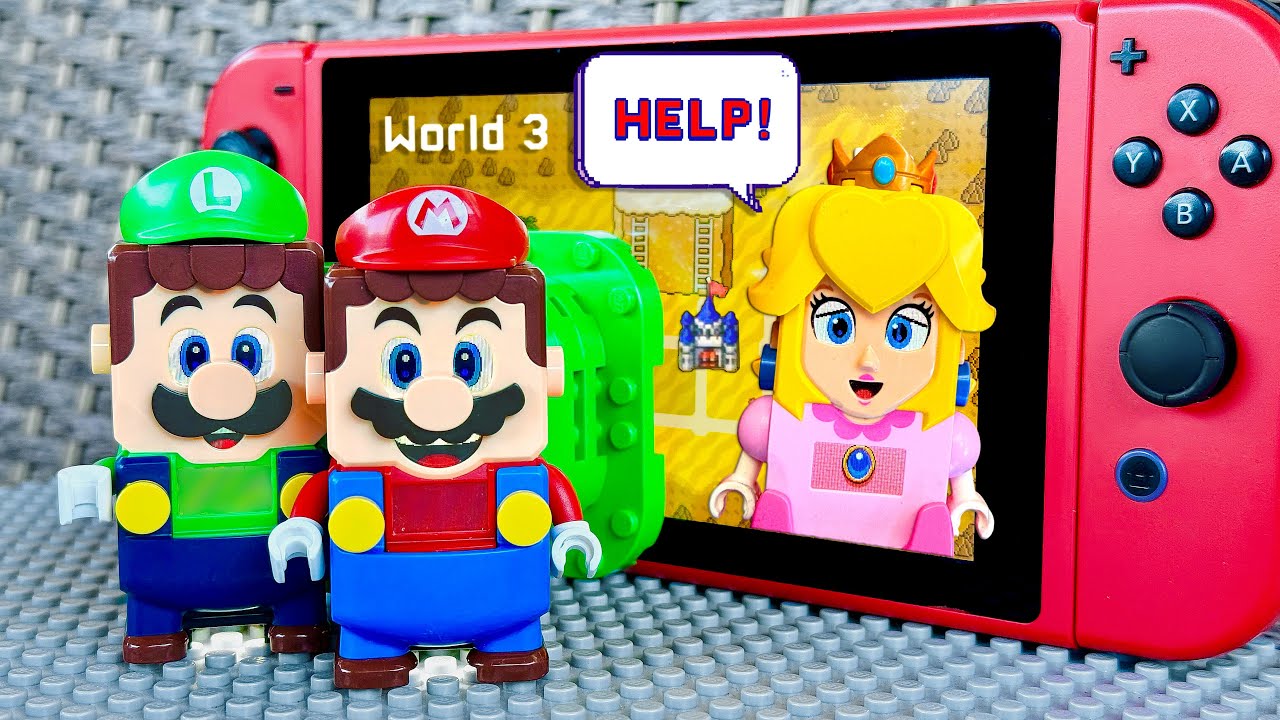 Lego Super Mario World Stories Episode 3! 🔴〽️ “Desert Peach” #legomario