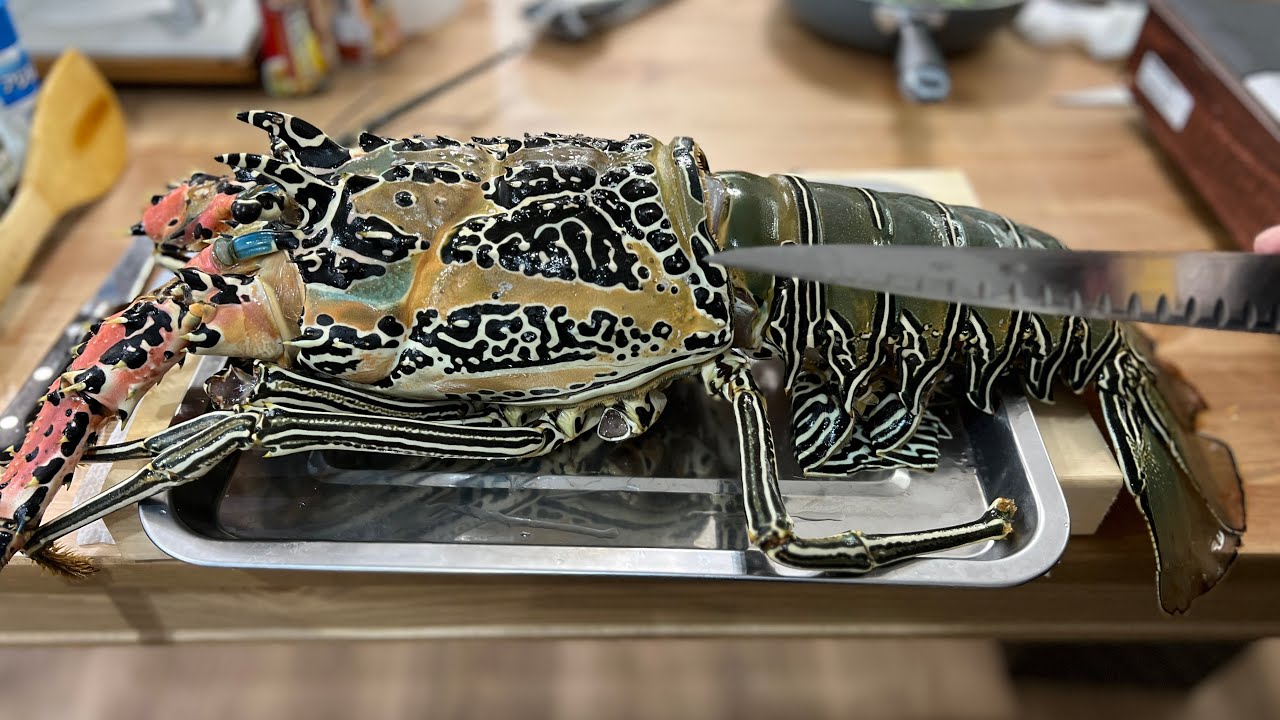 1匹4万円の巨大高級エビをプロの料理人に渡すとこうなる
