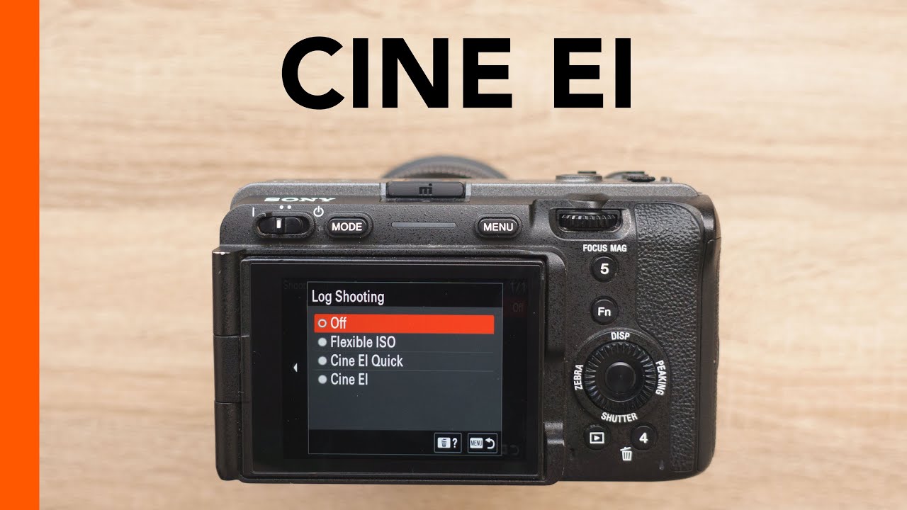 Sony FX3, FX30 - Log Shooting & Cine EI (Base/Native ISO)