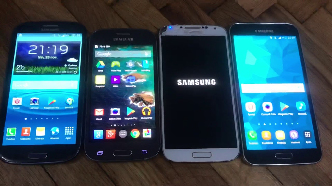 Samsung Galaxy Ace 4 vs S3 vs S4 vs S5