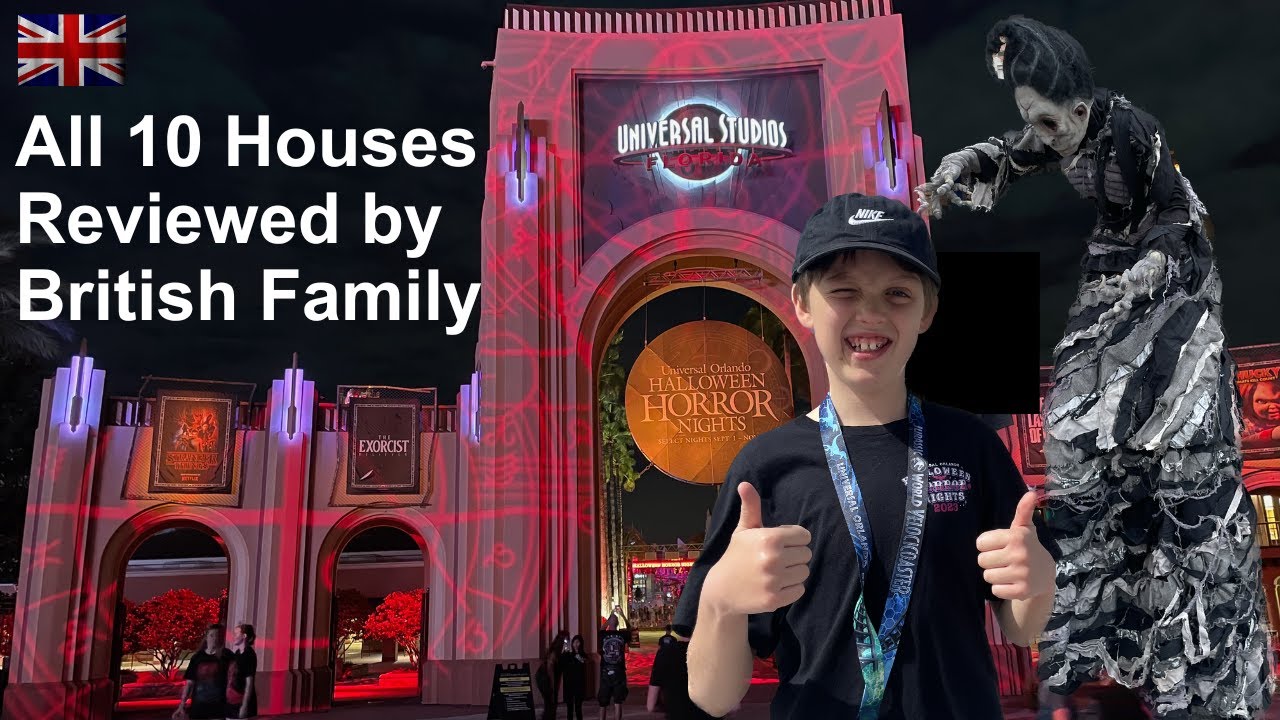 Halloween Horror Nights: All 10 Houses Reviewed by British Family!