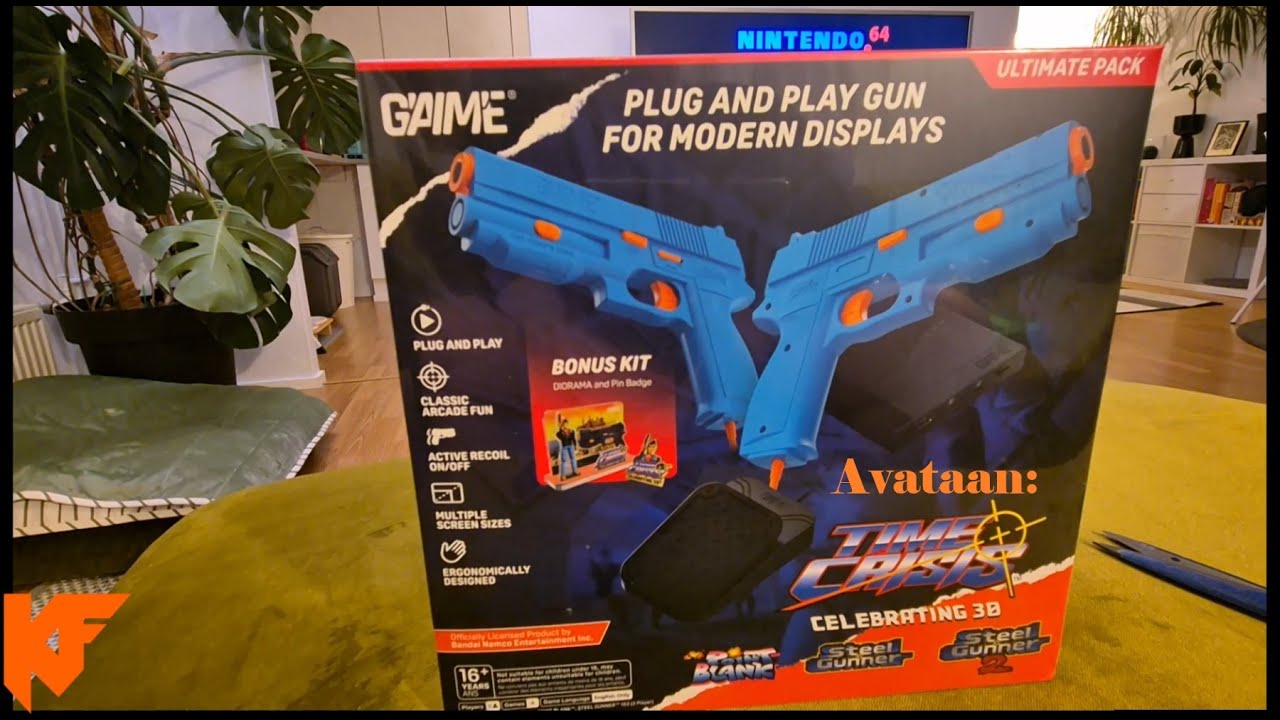 G'AIM'E TIME CRISIS+ ULTIMATE unboxing