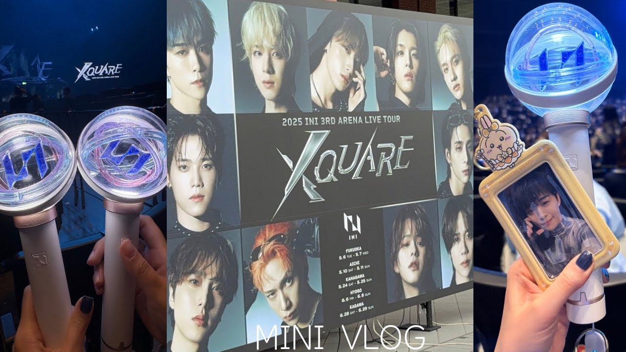 【MINI VLOG】今年初イニちゃんに会ってきた🕊️✨｜2025 INI 3RD ARENA LIVE TOUR
