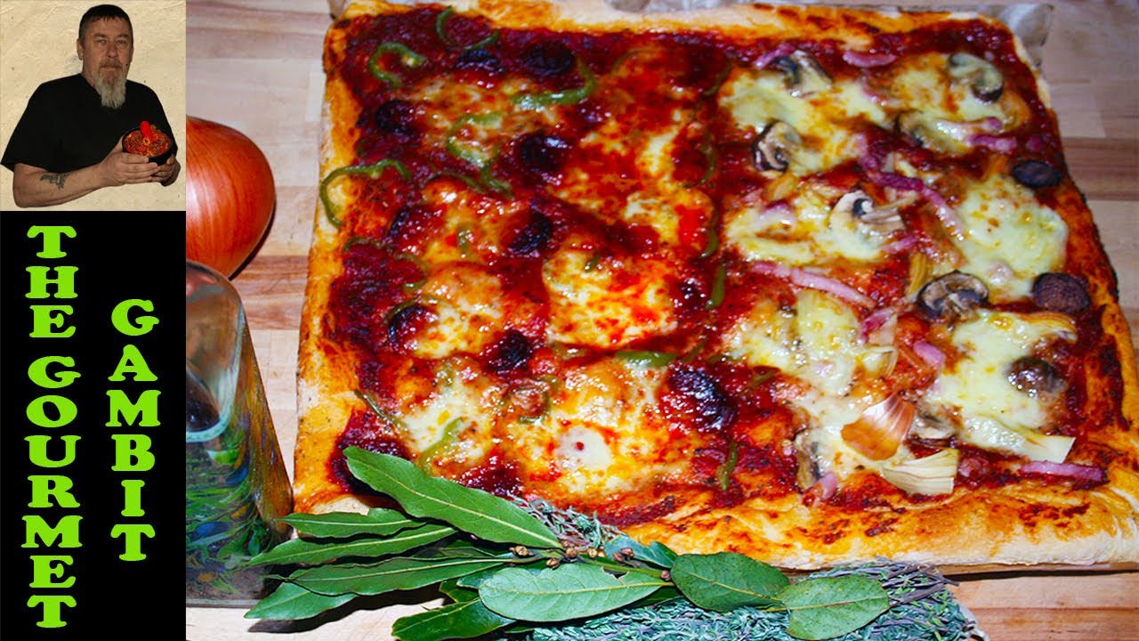 Multiple Toppings Pizza. Soft and Crusty Dough