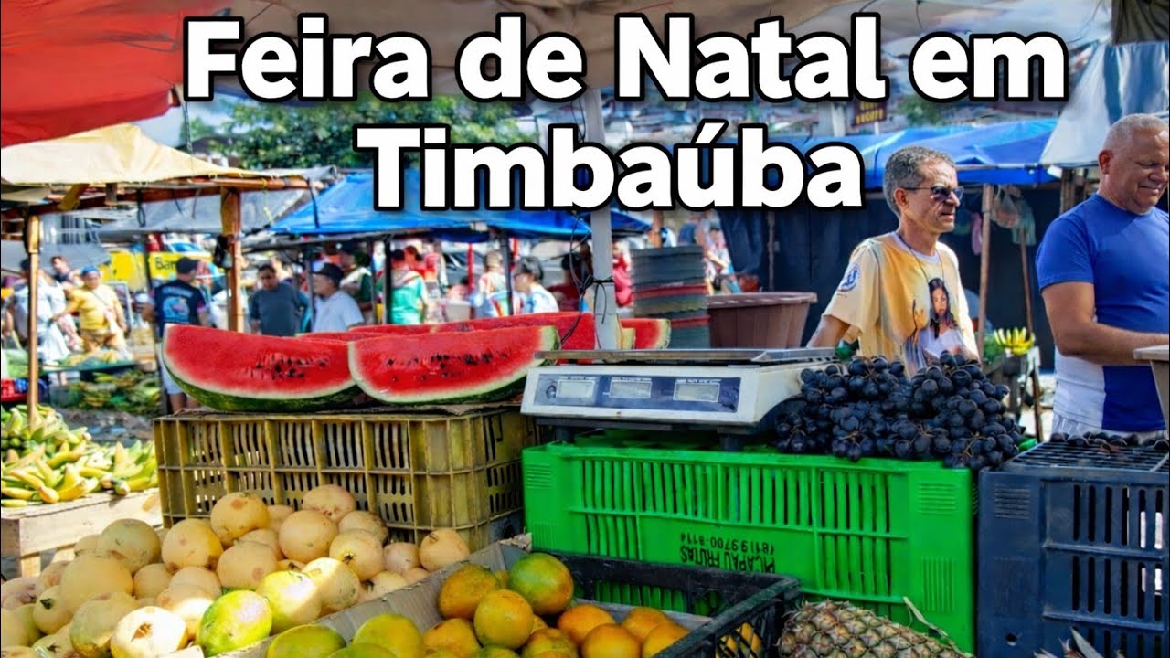 Feira de Natal em Timba&uacute;ba 