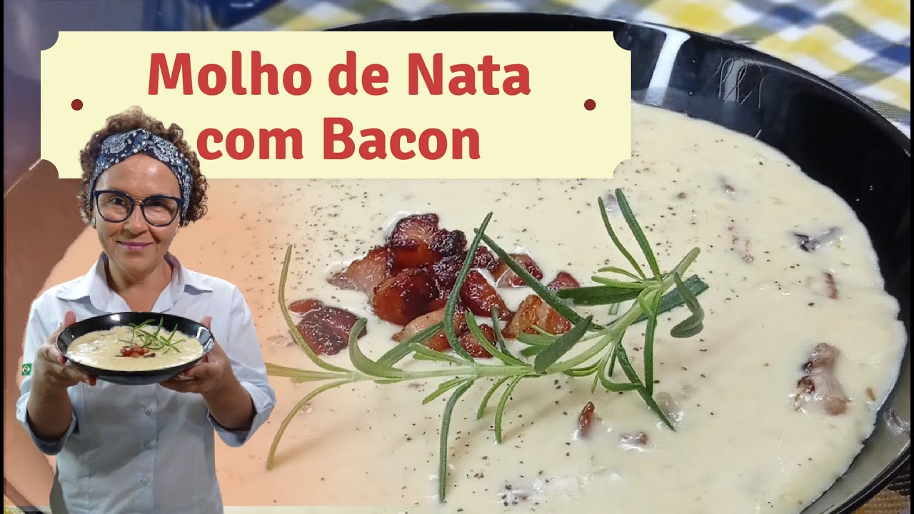 Molho de Nata com Bacon
