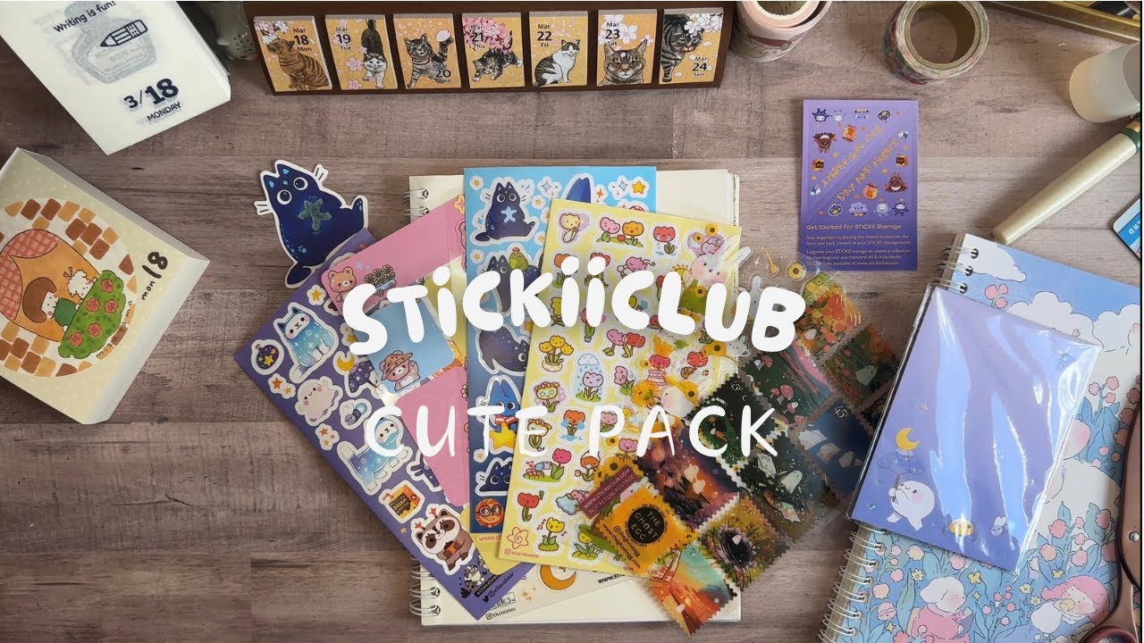 STICKII CLUB | Cute Pack | March 2024