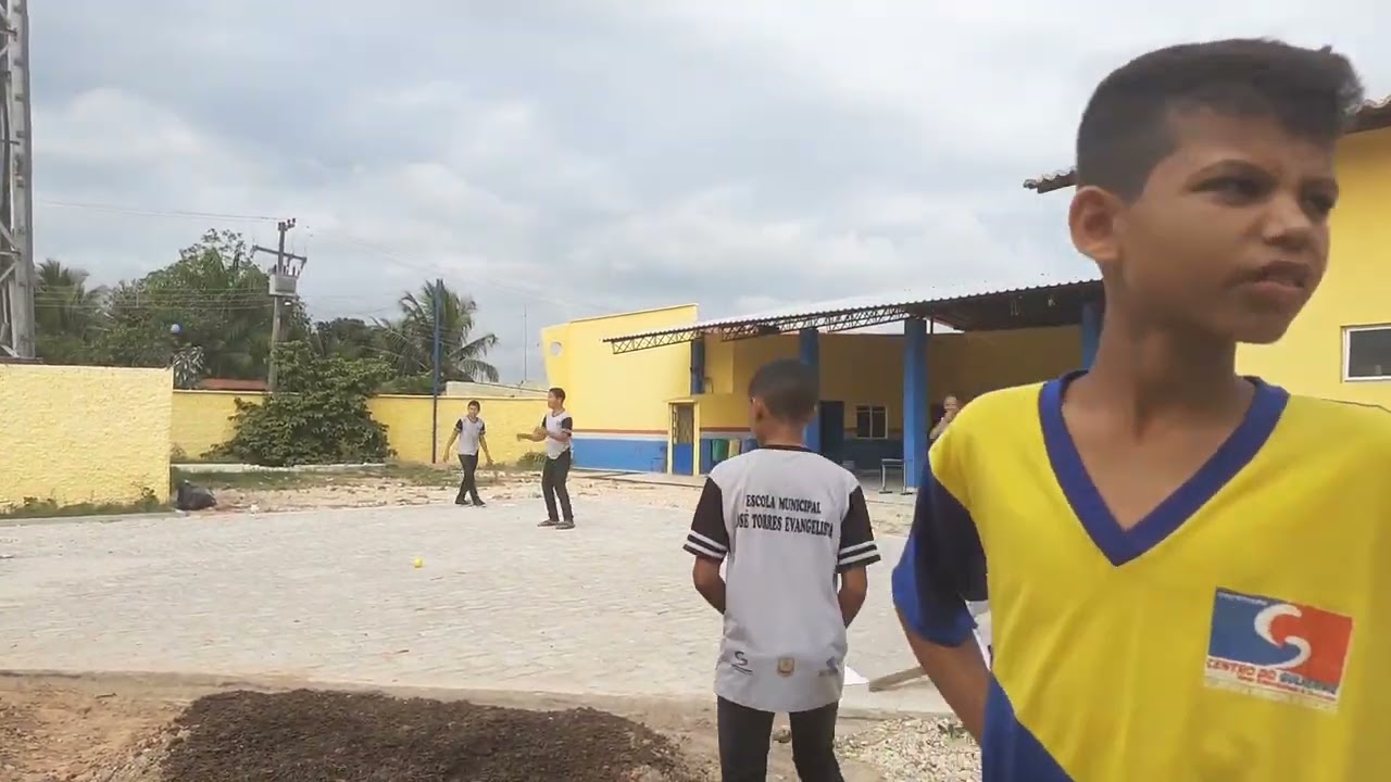 Jogo de Baseball com o Professor Leomar Oliveira