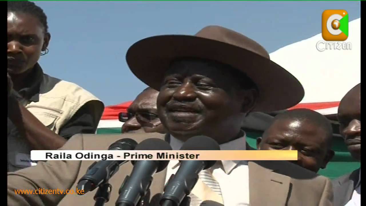 Raila at Machakos Bus Station