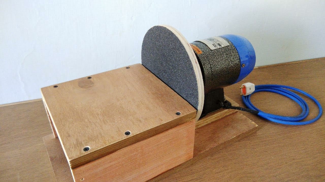 Make A Disc Sander || Homemade 8