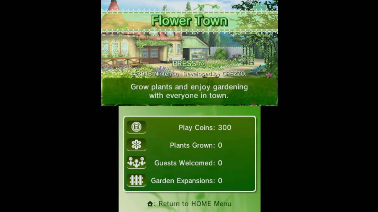 StreetPass Mii Plaza - Flower Town / StreetPass Garden - Part 1