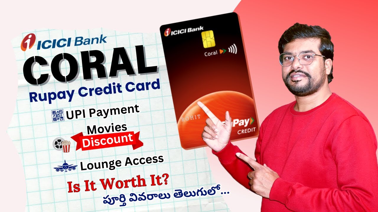 ICICI Bank Coral Rupay Credit Card Review | Benefits | ICICI Bank Credit Card Apply Online in Telugu