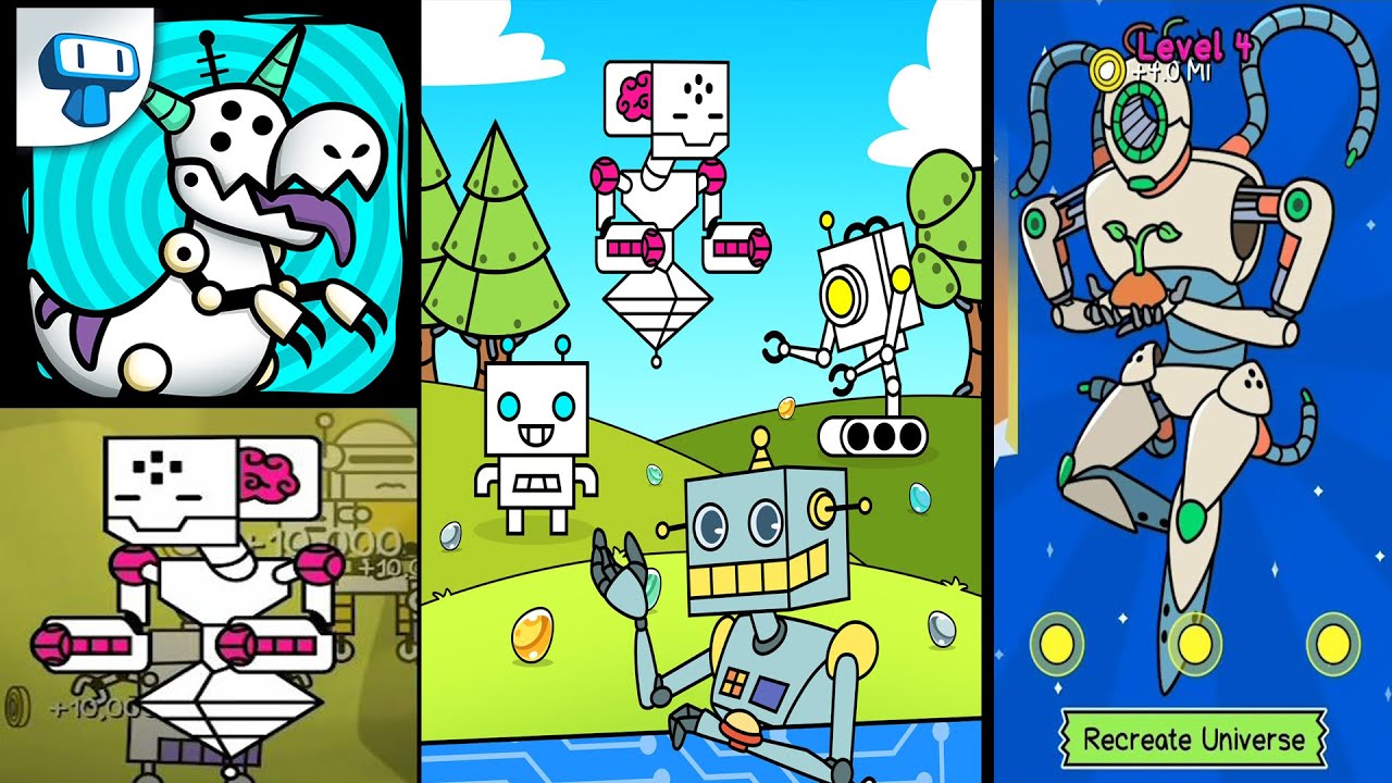 Robot Evolution: Unlocked all Robot and Holy Robot