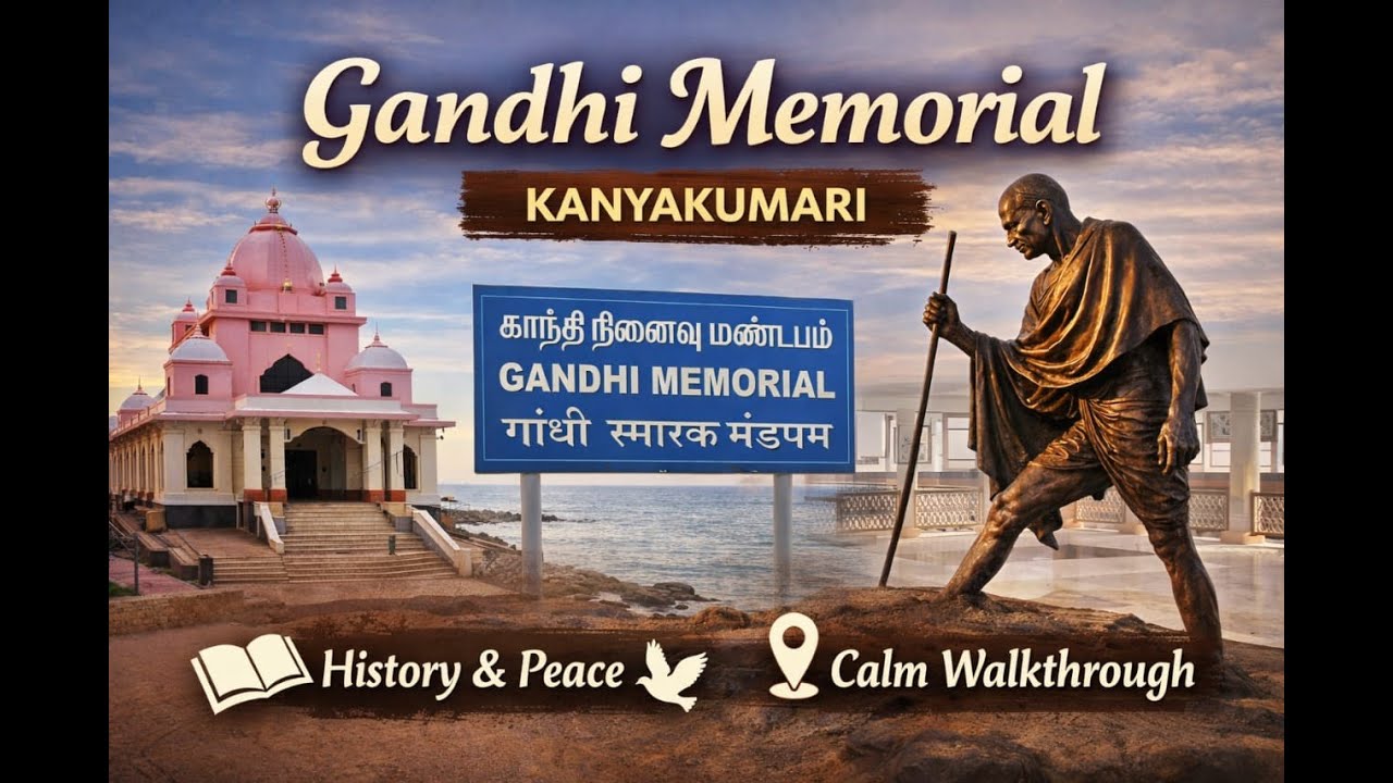 Gandhi Memorial Kanyakumari | Complete walkthrough | Tanay Kulshreshtha l saraykriti Hospitality
