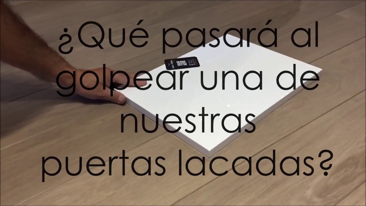 NBcocinas. Puertas lacadas con excelente resistencia al impacto.