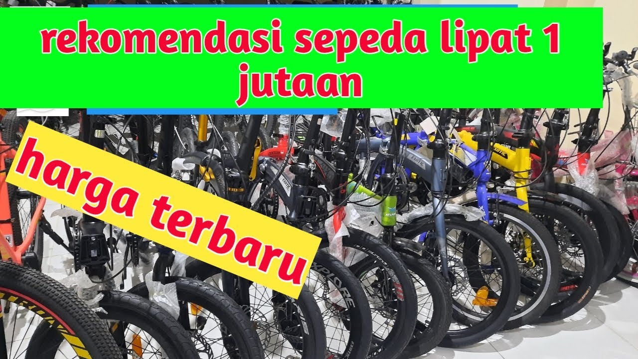 rekomendasi sepeda lipat harga 1 jutaan