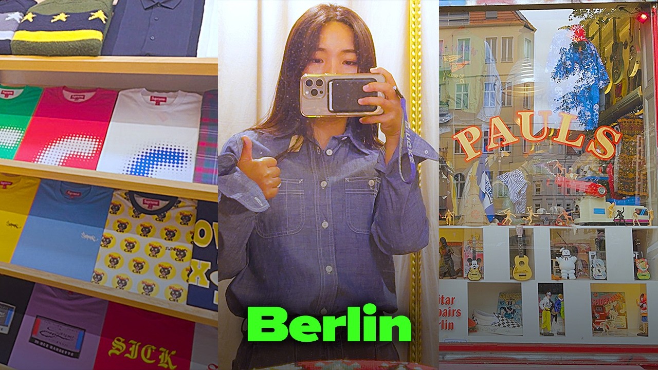 베를린 미떼 쇼핑 데이 | Vintage, Café, Currywurst in Berlin