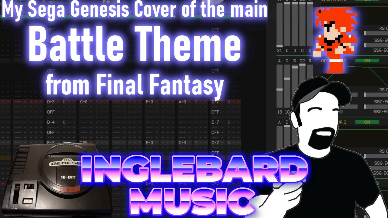 My Sega Genesis Cover of the Battle Theme From Final Fantasy