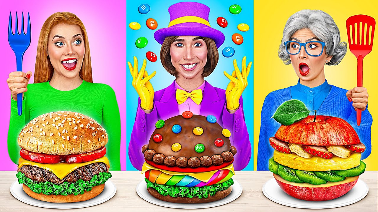 Reto De Cocina Willy Wonka vs Abuela | Guerra de Cocina de Multi DO Challenge