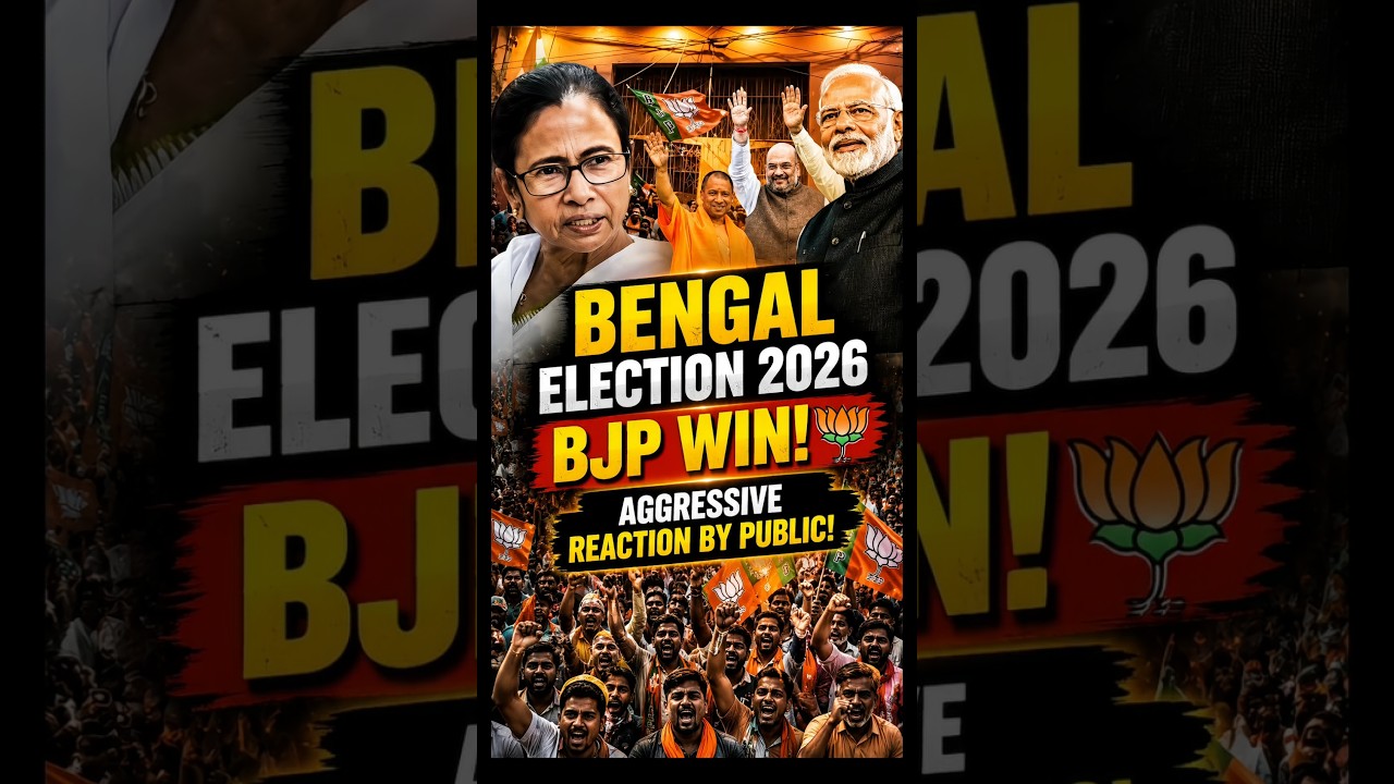 Bengal Election 2026 🔥 | BJP Victory Sparks Massive Public Reaction!