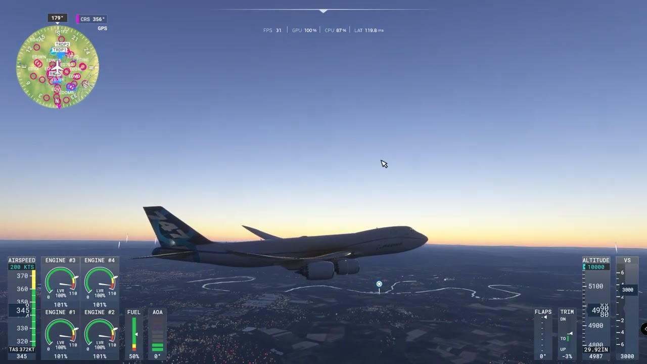 Boeing 747 Take Off And Landing 5