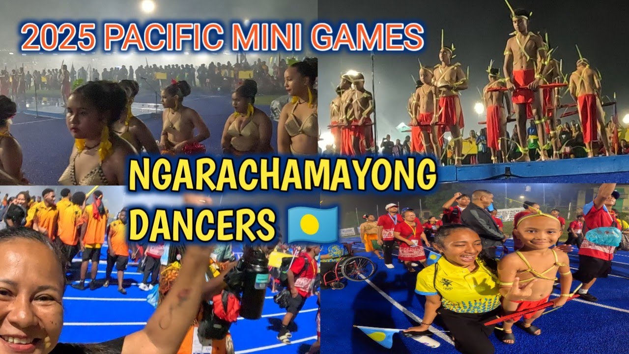2025 PACIFIC MINI GAMES ISLAND OF PALAU CULTURAL DANCE PERFORMANCE #palau #pacificisland