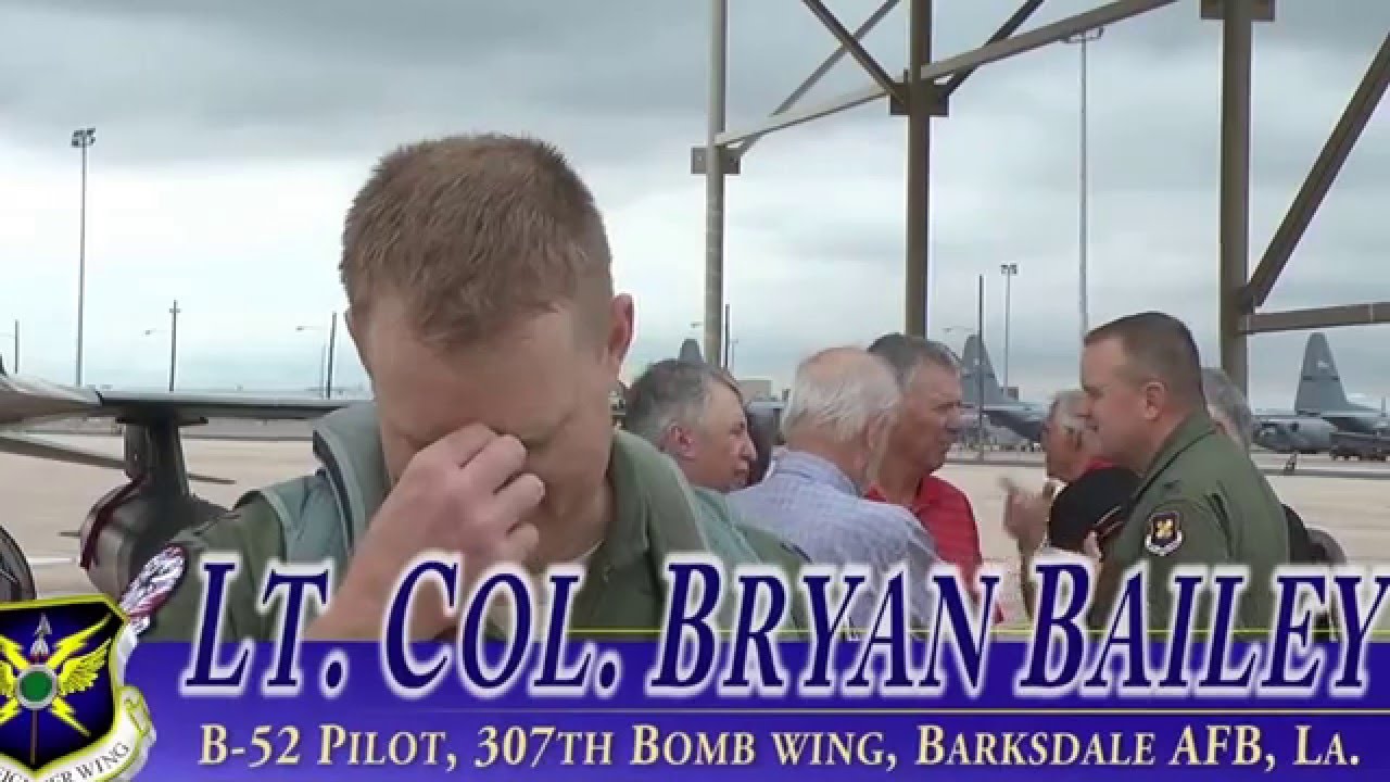 B-52 Pilot flies with late father's fighter squadron