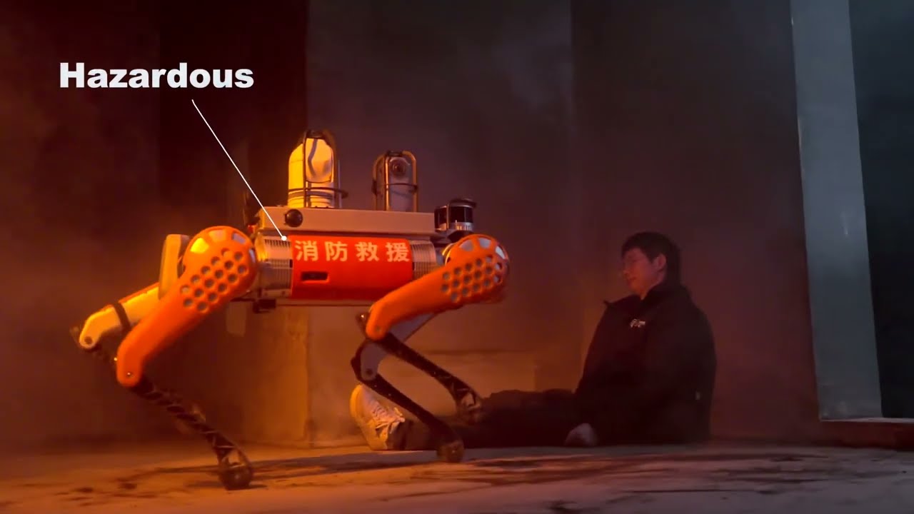 Unitree B1 Robot Empower Fire Scouting and Emergency Rescue | www.toneart-shop.de