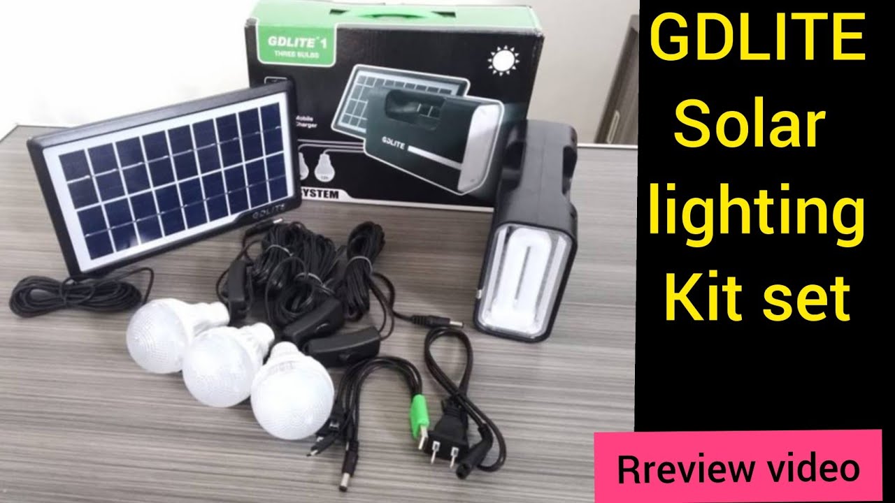 Полный обзор комплекта солнечного освещения GDLITE. Видеообзор. Как использовать комплект GDLITE. Лучший мини-комплект солнечной энергии.