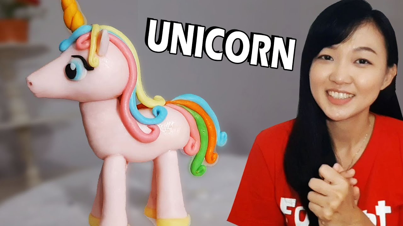 How to Make a Fondant Unicorn | Fondant Unicorn | Unicorn from Fondant | Unicorn Cake Topper