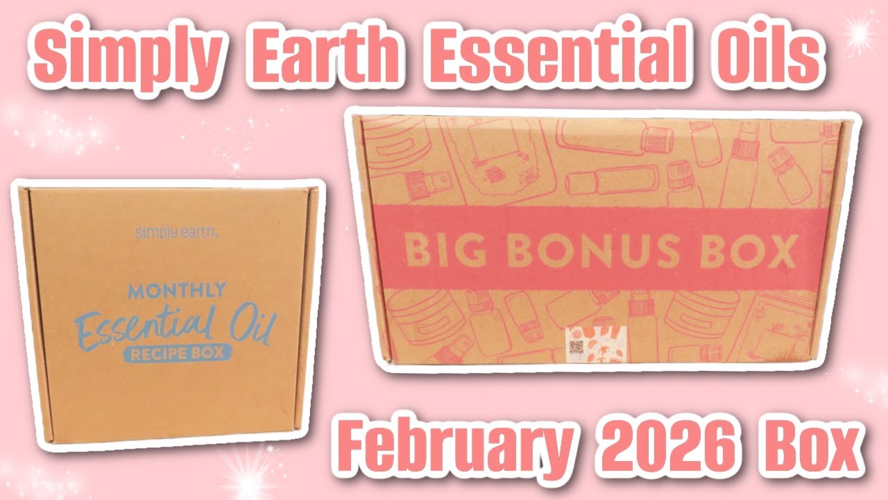 Simply Earth Essential Oil Recipe Box - February Subscription Unboxing! DIY Soap Recipes