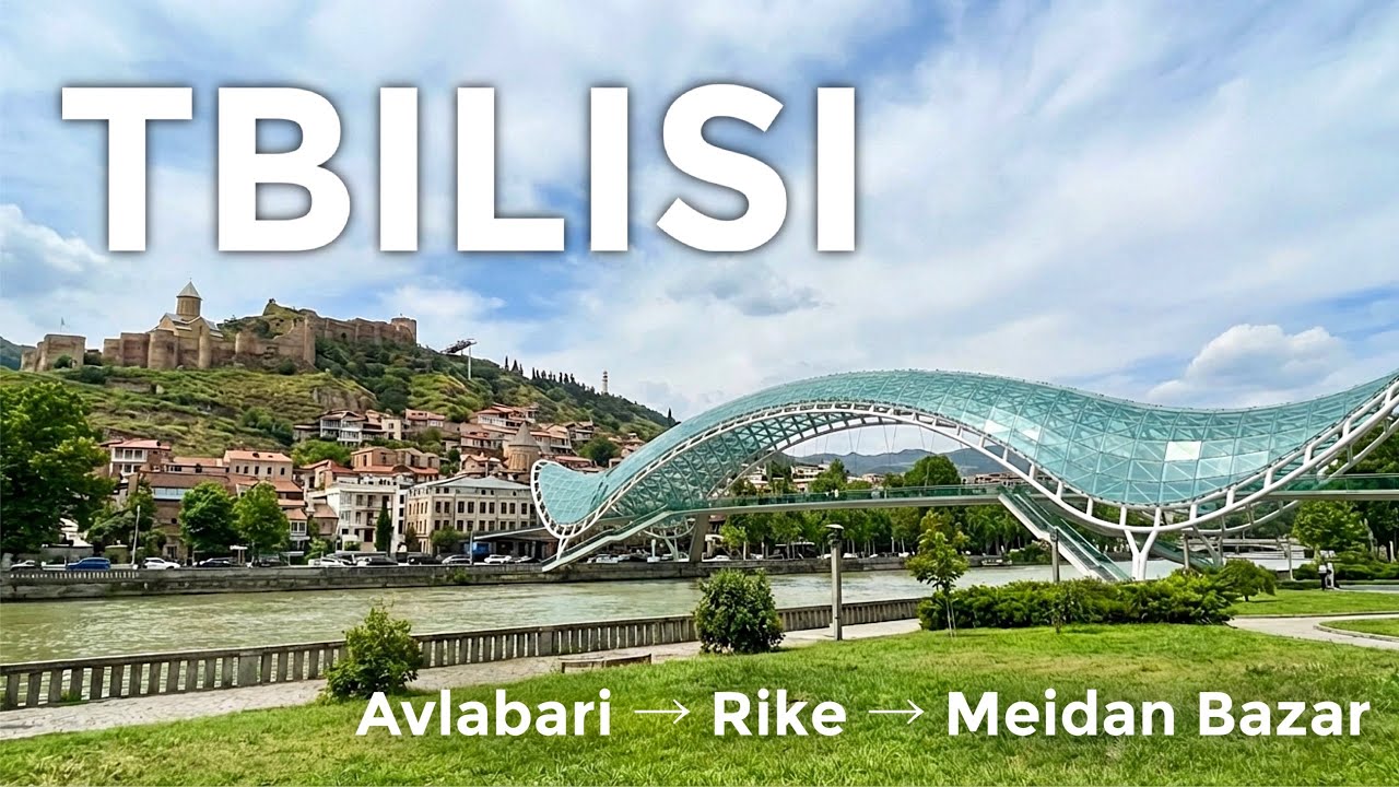 Tbilisi Georgia Walking Tour 🇬🇪 Avlabari → Rike → Meidan Bazar