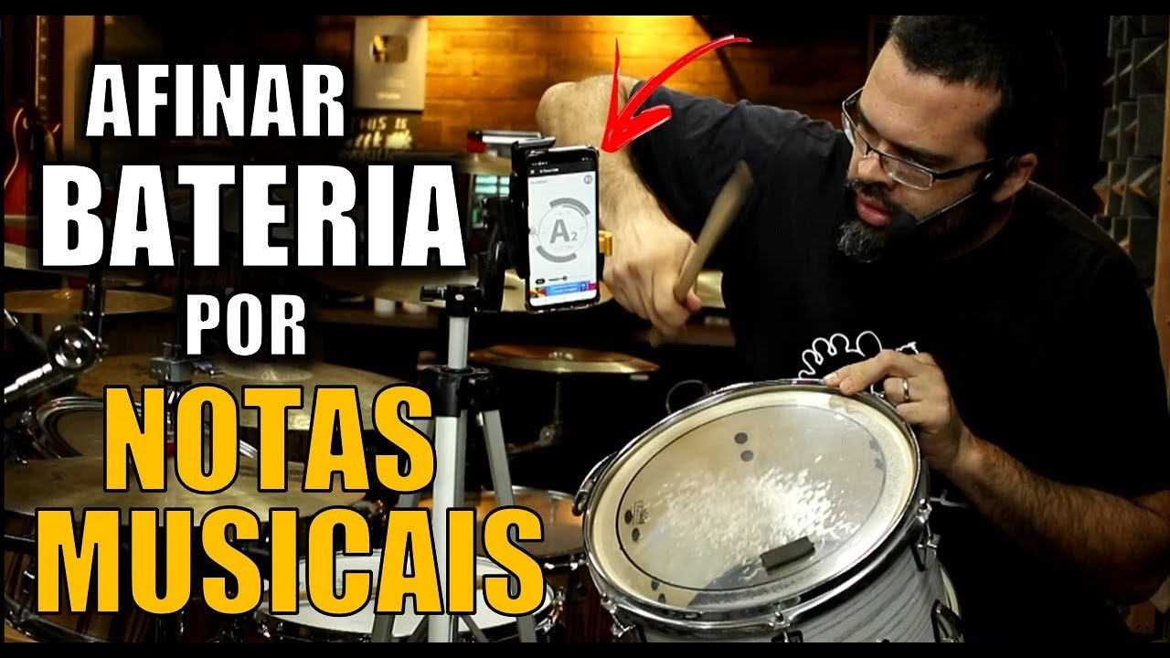 Afinar Bateria por Nota musical? 🔥🔥🔥