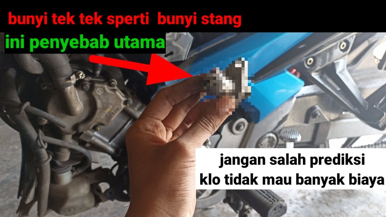 Penyebab jupiter mx 135 bunyi tek tek, kletek kletek seperti bunyi stang- cara mengatasi