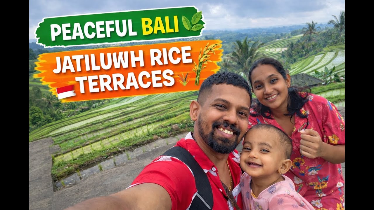 🌿 Exploring Jatiluwih Rice Terraces Bali 🇮🇩 | Calm Nature Walk