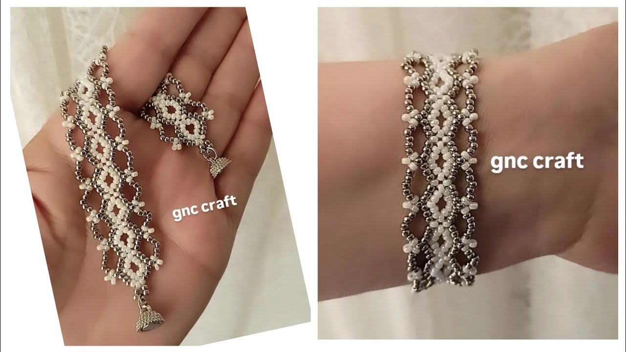İKİ BONCUKLA BİLEKLİK YAPIMI  MAKING A BRACELET WITH TWO BEADS