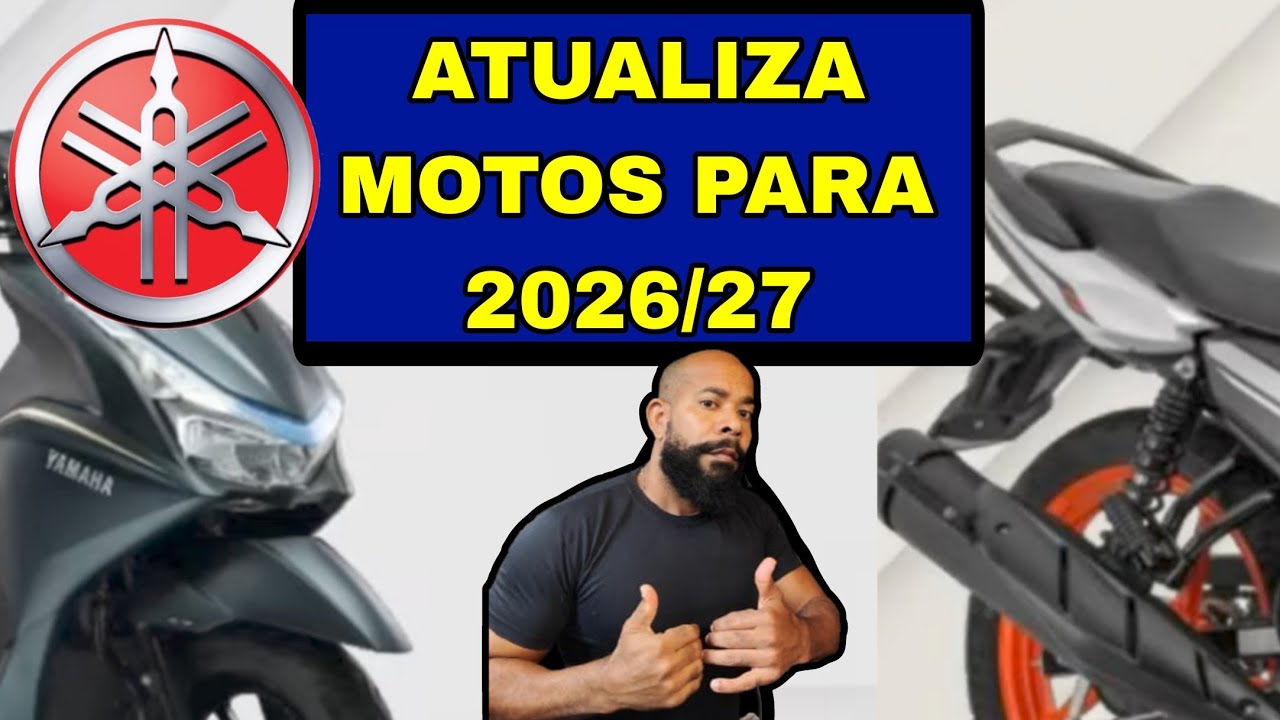 2 motos Yamaha, atualizadas para 2026!