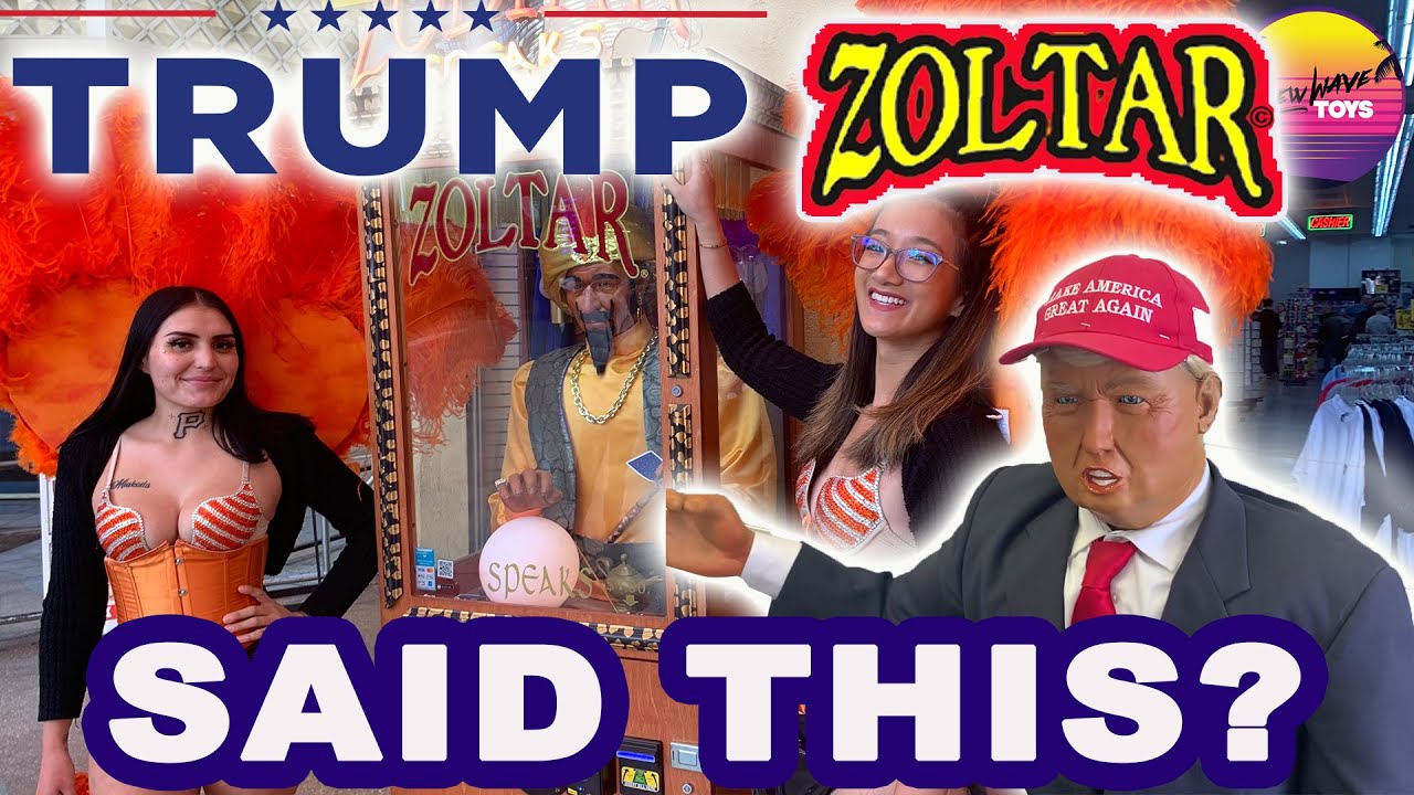 TRUMP FORTUNE TELLER Machine? $110 For Your OWN ZOLTAR MACHINE !