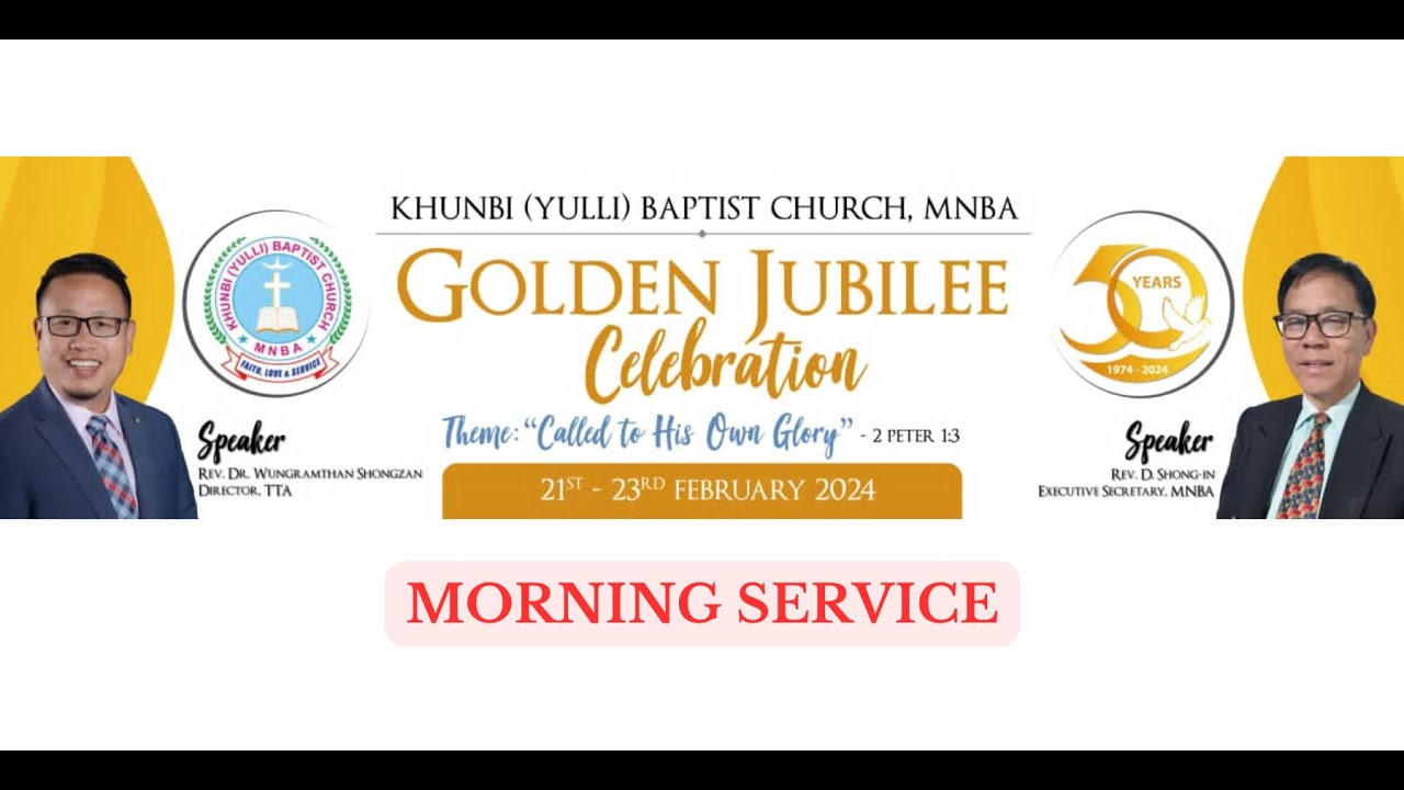 Morning Service | Golden Jubilee Celebration | Khunbi Baptist Church, MNBA | Tengnoupal District