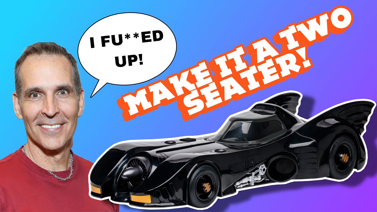 Fixing Todd's Mistake! McFarlane Toys 89 Batmobile Modification