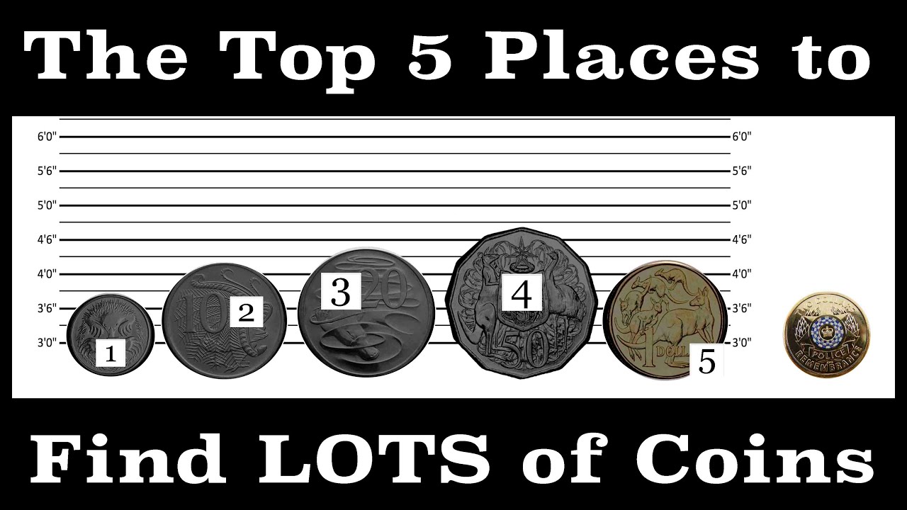Where to find LOTS of Australian Coins worth money for Noodling and Coin Hunting