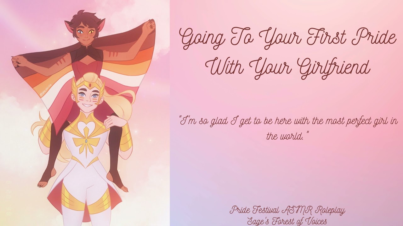 Going To Your First Pride With Your Girlfriend | F4F | Pride Festival ASMR Roleplay