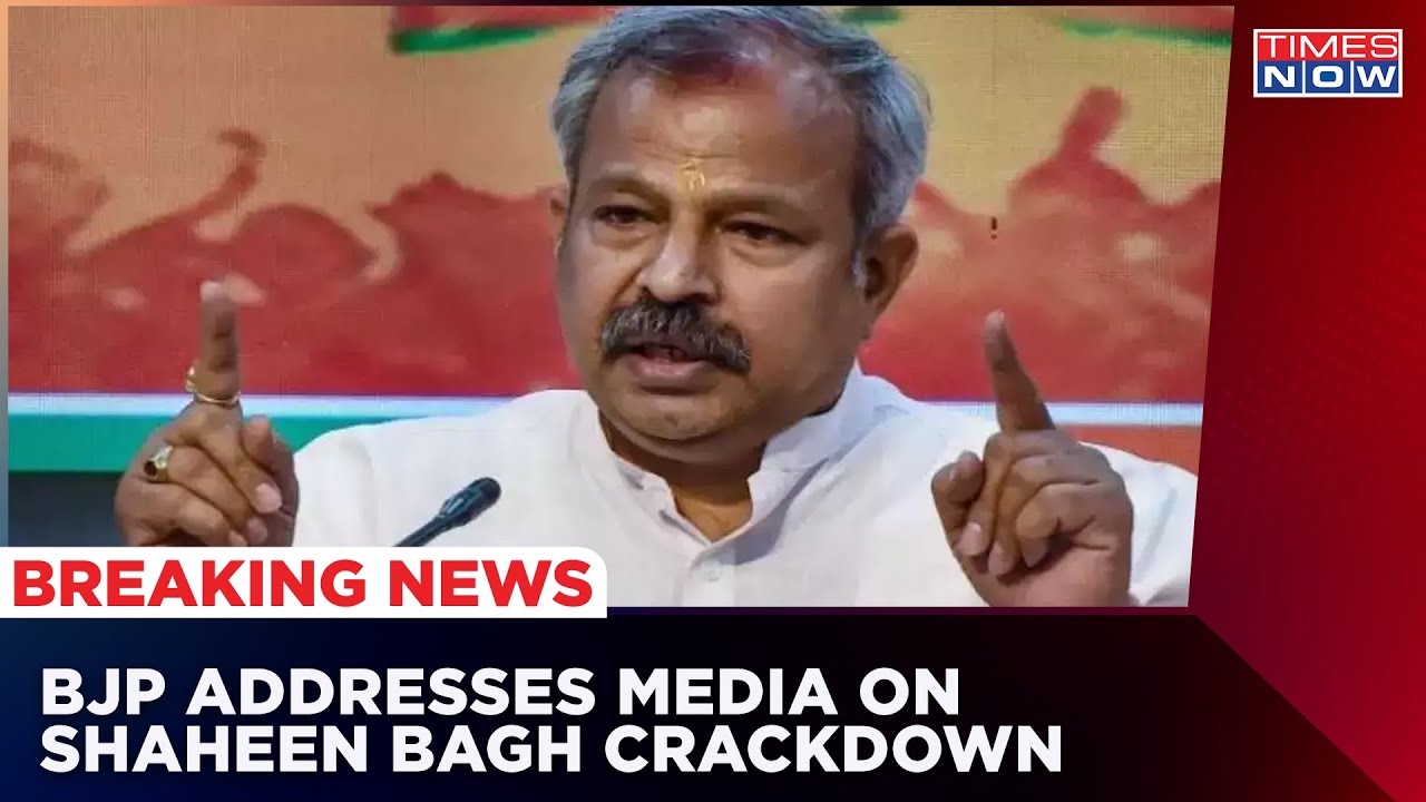 Adesh Gupta Addresses Media After Shaheen Bagh Demolition Drive Comes To An End