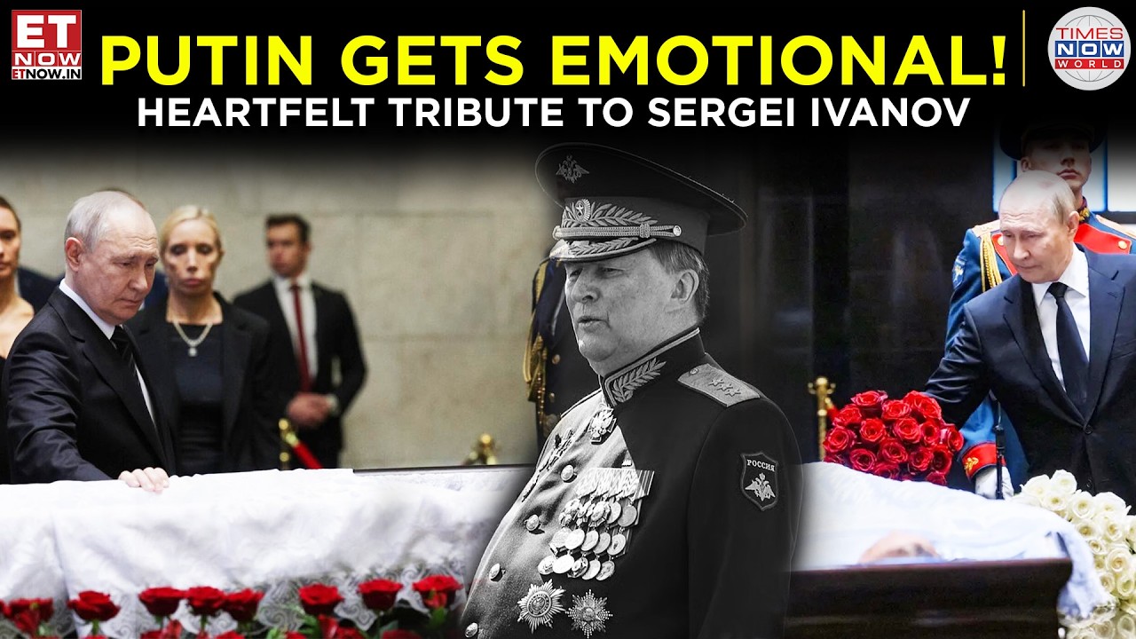 PUTIN FIGHTS BACK TEARS? Emotional Tribute Captured on Camera | ET Now | Latest News |World News