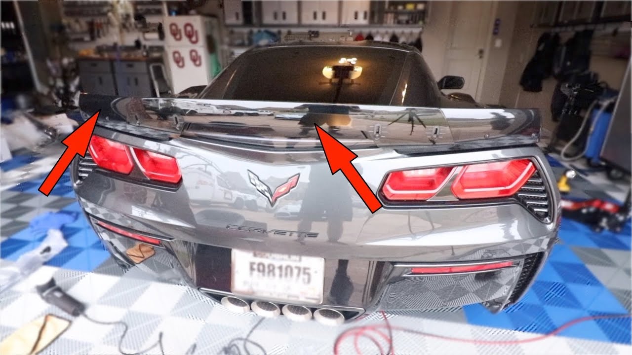 Installing ACS Stage 3 Aero Spoiler on NEW C7 GS